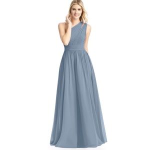 Azazie Molly Dusty Blue Bridesmaid Dress